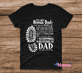 Bonusdad --> t-shirt/sweater/hoodie