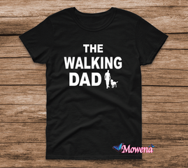 Walking Dad / dog  -->t-shirt/sweater/hoodie