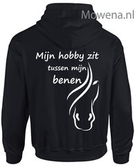 Mijn hobby zit tussen mijn benen