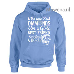 Who ever said diamonds are a girls best friend never owned a horse