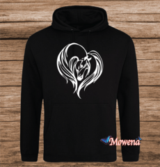 Paardenhoofd met staart