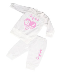 Naam en baby in hartje