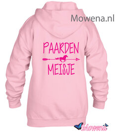 Kids Hoodie Paarden meisje met pijl KH0104