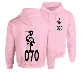 Pink/zwart incl logo op rug