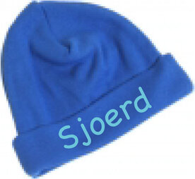 Baby mutsje Kobalt