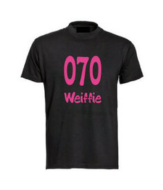 Zwart/fluor roze t/m 7XL