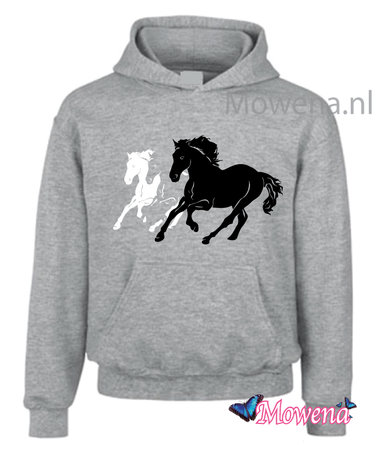 Kids Hoodie three horses KH0101