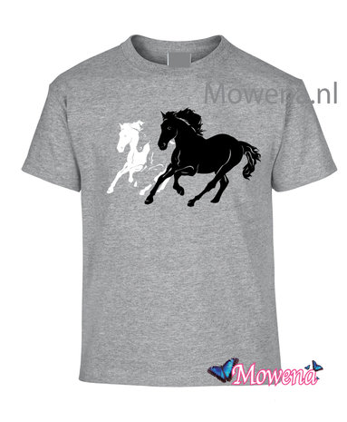 T-shirt kids three horses  KTP0099