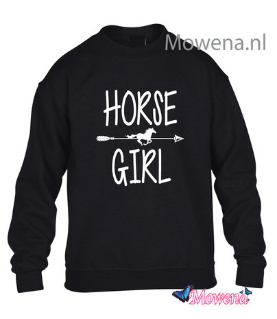 Kids Sweater horse girl KH0103