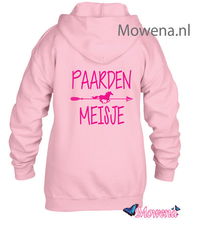 Kids Hoodie Paarden meisje met pijl KH0104