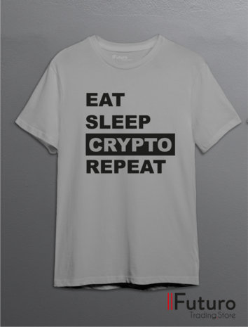 Eat Sleep Crypto Repeat | T-Shirt FTS12