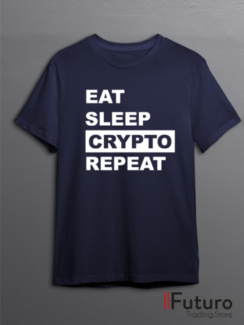 Eat Sleep Crypto Repeat | T-Shirt FTS12