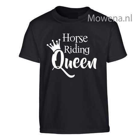 Horse Riding Queen kids shirt div. kleuren KTP0091
