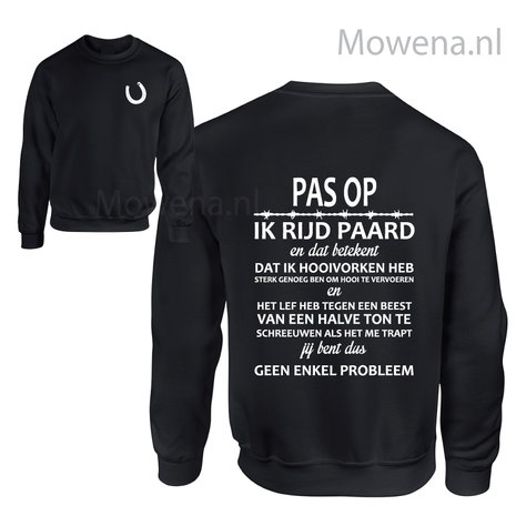 Sweater Ik rijd paard  KS0052