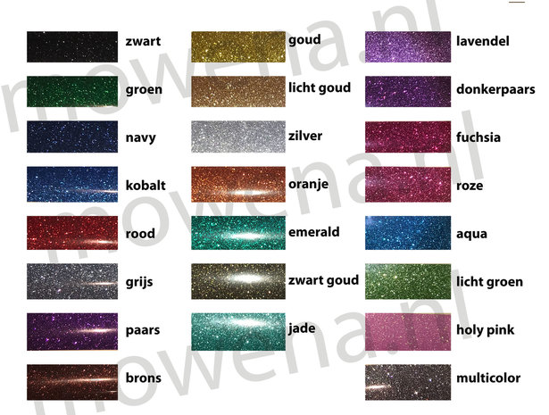 Met glitter opdruk mogelijk KTP0094