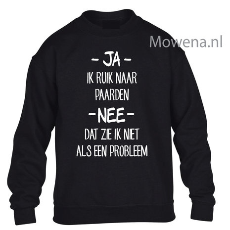 Ik ruik naar paarden Sweater kids KH0095