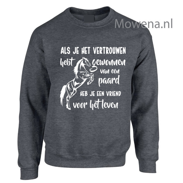 Sweater als je het vertrouwen van een paard SP0092