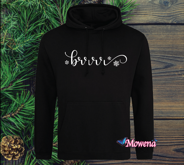 hoodie brrrr snowflake K2202