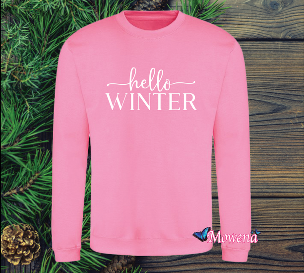 Sweater hello winter K2204