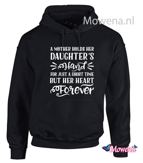 Hoodie A mother holds hear daughter&#039;s hand LFH022