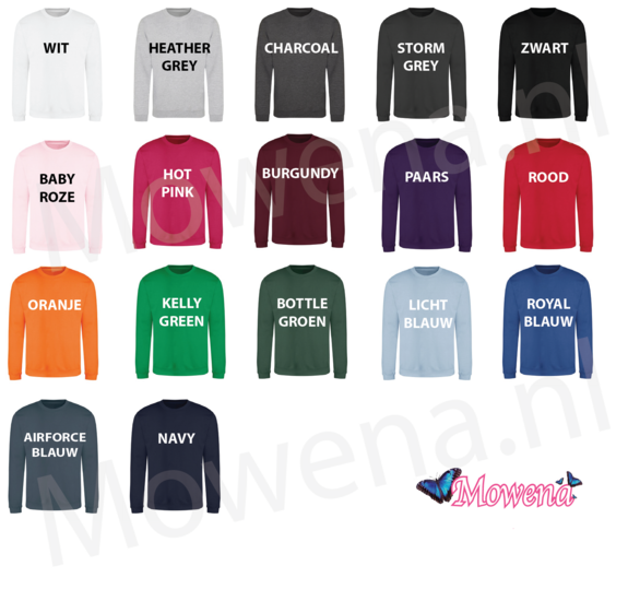 Sweater hohoho met hoefijzers full colour PH0156 PH0157