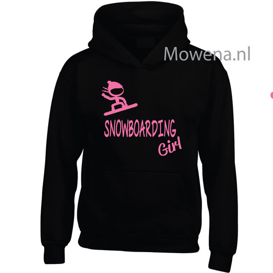 Kids hoodie Snowboarding girl  KHW0072