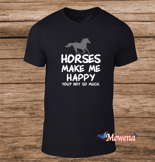 Unisex Horses makes me happy PU0022
