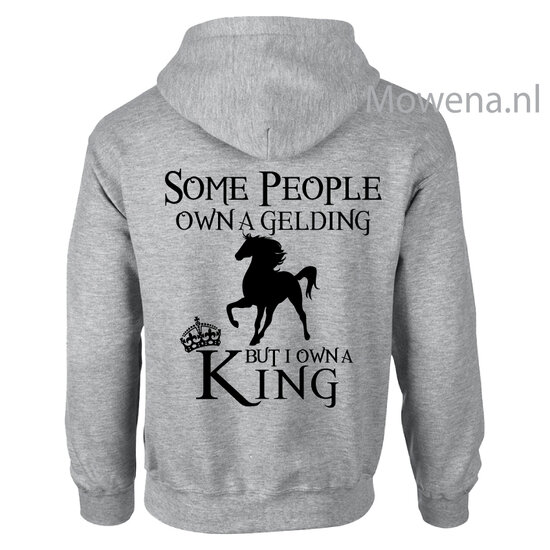 Hoodie Some people own a gelding but I own a king PH0090