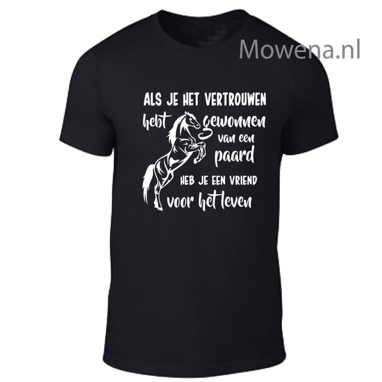 Unisex als je het vertrouwen van een paard PU0092