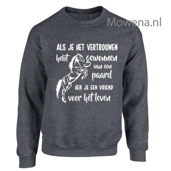 Sweater als je het vertrouwen van een paard SP0092