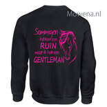 Sweater Sommigen hebben een ruin maar ik een Gentleman  SP127