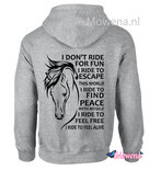hoodie I don't ride for fun PH0133