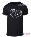 Unisex Paard en koe in hart  ptu141