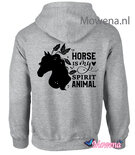 hoodie horse is my spirit animal PH0143