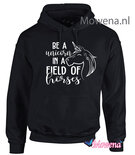 hoodie be a unicorn in a field of horses  PH0145