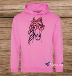 hoodie paard met bril PH0152