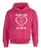 Hoodie opdruk voorkant div kleuren P0018