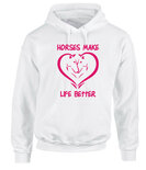 Hoodie opdruk voorkant div kleuren P0018