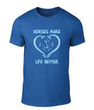 unisex t-shirt voorkant opdruk div kleuren ptuvk006