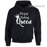 Hoodie horse riding Queen div.kleuren PH0091