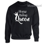 Sweater horse riding Queen div.kleuren SP091