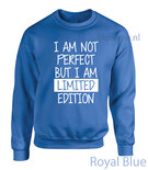 I am not perfect but I am limited edition div.kleuren LF001