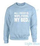 All I need is wifi,food,my bed vk LF007
