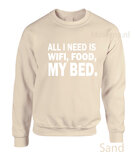 All I need is wifi,food,my bed vk LF007