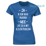 Damesshirt voorkant opdruk div.kleuren ptd094