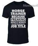 unisex Horsetrainer job title paarden div kleuren ptu095