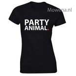 Party animal dames shirt div. kleuren LFD007
