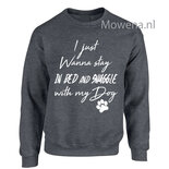 sweater I just wanna stay in my bed div kleuren DV060