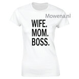Dames Wife Mom Boss LFD021