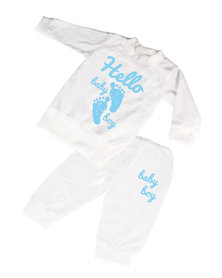 hello boy baby blauw